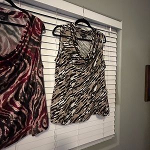 2/$24 Alfani Woman plus size 2x sleeveless blouses